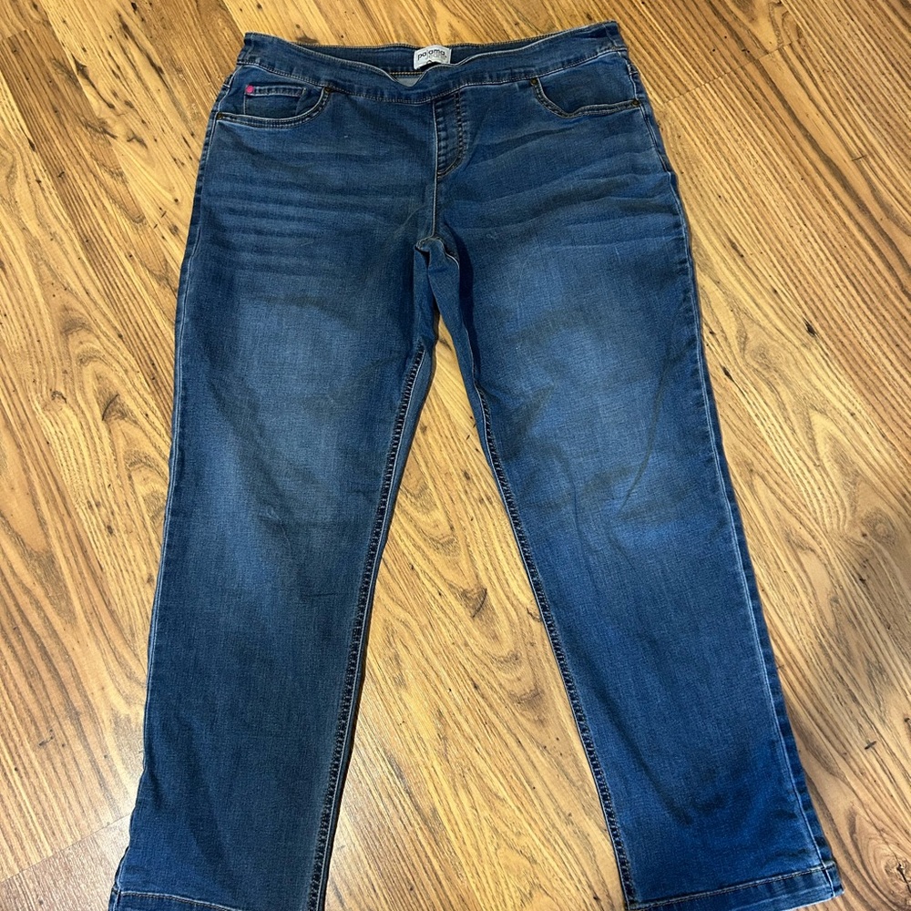 Pajama Jeans Womens Medium Wash Jeans Size Large